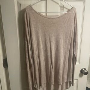 H&M Light Beige Scoop Neck Sweater
